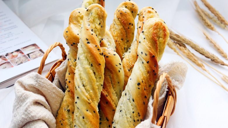 黑芝麻椰蓉面包棒