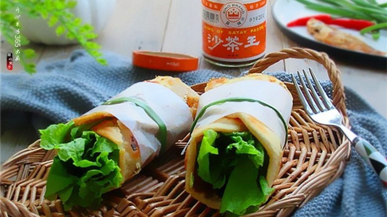 老妈酱香鸡蛋单饼卷