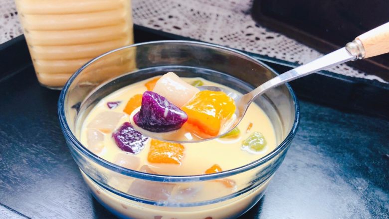 港式奶茶芋圆,Q弹软糯,奶香浓郁