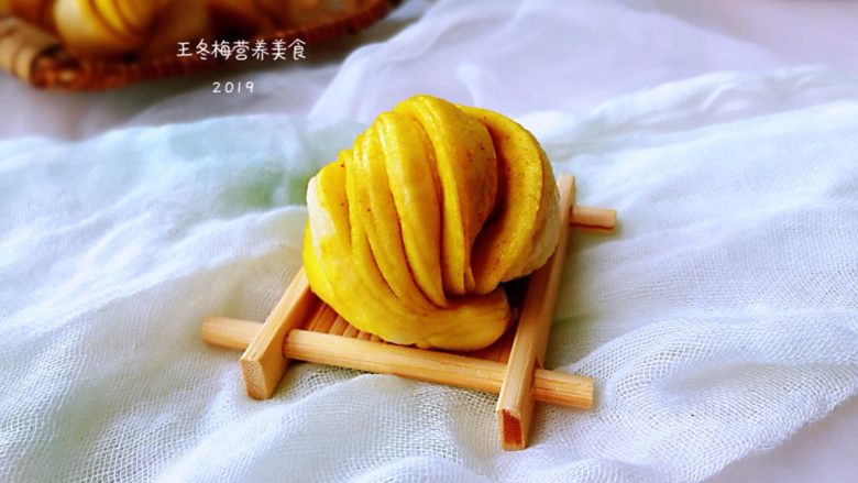 姜黄花卷,饮料做