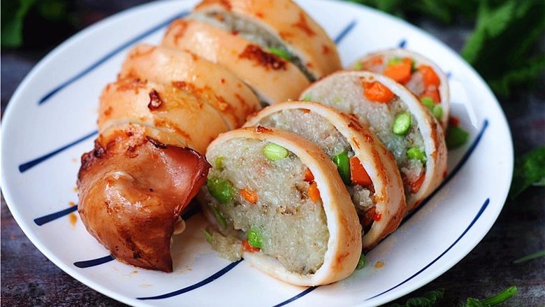 糯米控绝不能错过——香烤鱿鱼包饭