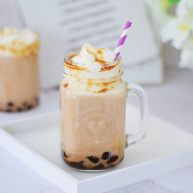 自制脏脏珍珠奶茶奶盖