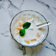 手煮奶茶西米露