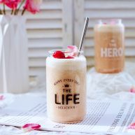 苹果蔓越莓奶昔