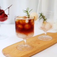 荔枝气泡冰咖啡