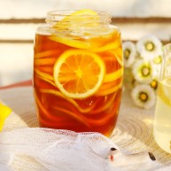 冬至美食 柠檬蜂蜜水