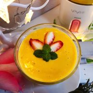 香蕉芒果卡乐比营养奶糊