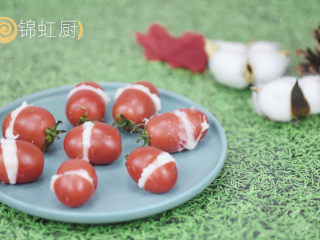 9、小孩都能吃的健康“圣女果奶香山药”,美味的圣女果奶香山药就做好啦