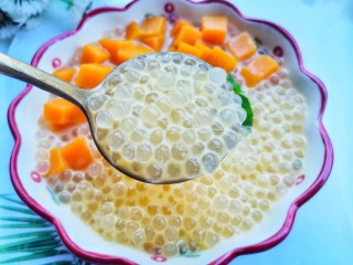 14、南瓜西米露,喜欢的一定要试试