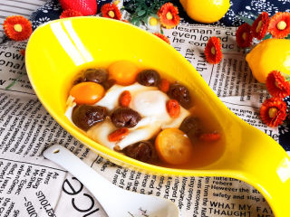 15、桂圆炖蛋,桂圆炖蛋出锅了~