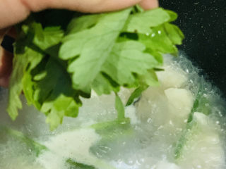 14、牡蛎豆腐汤,加芹菜，提香；