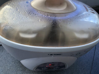 12、牛奶炖桃胶,冷水下锅，炖了2小时。