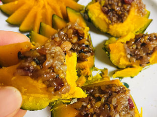 12、糯米南瓜盅,香甜粉糯，营养健康美味