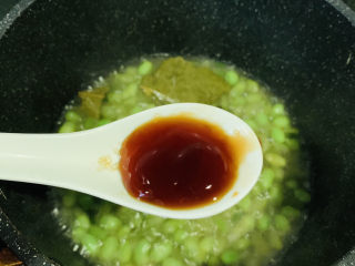 15、香辣毛豆,加蚝油1勺；