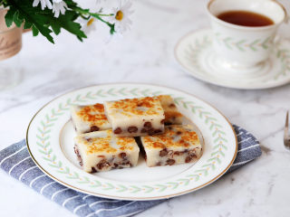 15、奶香蜜红豆年糕,成品图