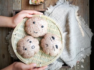 18、彩虹馒头,出锅。