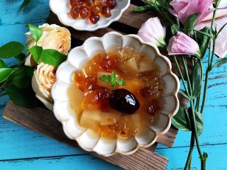 14、百变水果@苹果红枣桃胶美人羹,成品图