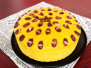 29、南瓜蒸糕,南瓜蒸馍组织细腻，松软可口，好吃又好看~