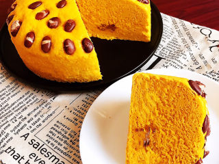 30、南瓜蒸糕,非常完美