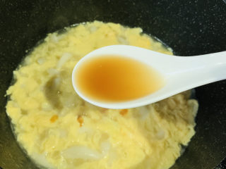 16、白玉菇鸡蛋汤,加料酒