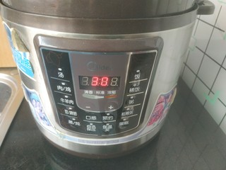 13、啤酒炖猪蹄,按下蹄筋键，程序结束，我又按了一次这个程序，自然放气