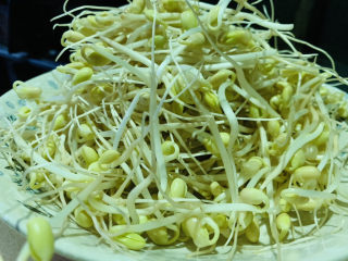 1、清炒黄豆芽,超市购买适量黄豆芽