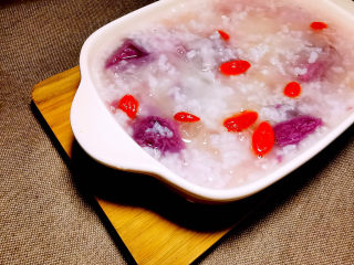 16、紫薯银耳粥,成品