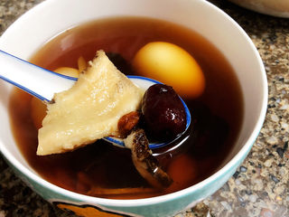 17、糖水鸡蛋➕四物煲红糖鸡蛋,成品