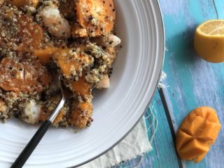 11、藜麦水果甜虾沙拉,好吃