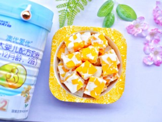 11、香甜爽滑的芒果牛奶布丁,颜值棒棒哒～