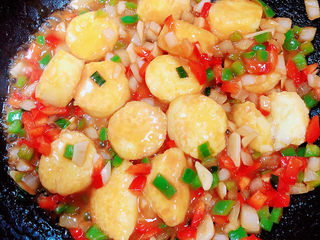 18、铁板日本豆腐,可以出锅啦！