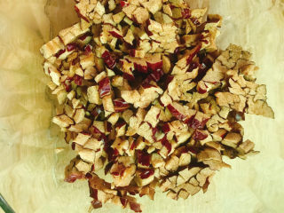 8、红枣红糖馒头,切碎