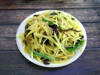 18、炒三丝,成品图