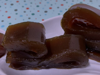 17、红糖马蹄糕,摆盘；