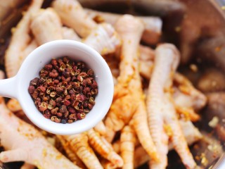 9、史上最简单的懒人电饭煲鸡爪,1勺花椒粒。