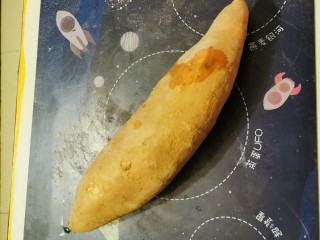 4、红薯圆子,红薯用半个