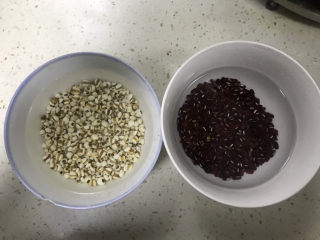 4、红豆薏米糊,都浸泡一夜