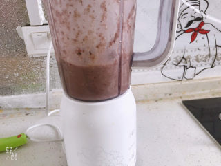 12、红豆薏米糊,打碎成细腻的糊,多打几次更细腻