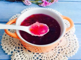 14、桃胶皂角米雪燕紫薯羹,请开始慢慢享用吧！