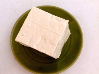 2、油菜豆腐,北豆腐1小块