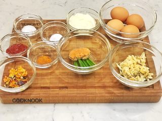 1、魔鬼蛋,食材准备