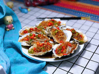 20、清蒸生蚝➕蒜蓉粉丝蒸生蚝,成品