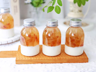 17、桃胶奶冻,成品图