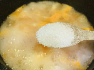 14、番茄黑鱼片,1勺味精;