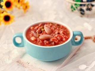 13、营养杂粮八宝粥,宝贝一口气喝了一大碗。