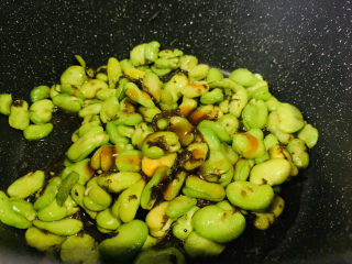 13、油焖蚕豆,加蚝油；