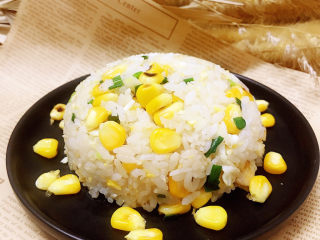 15、玉米炒饭,装盘