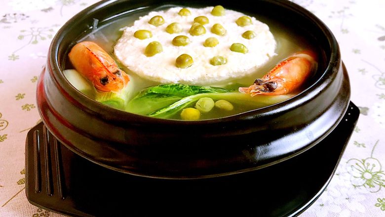 冬日暖心菜荷塘月色