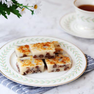 奶香蜜红豆年糕