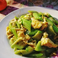 丝瓜炒蛋